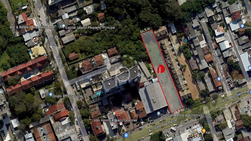 Venda de Terreno em bairro Tristeza com 1699m² Área Const. e 1699.99m² Área Terreno